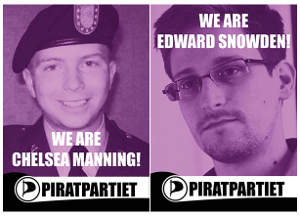 Chelsea Manning, Edward Snowden